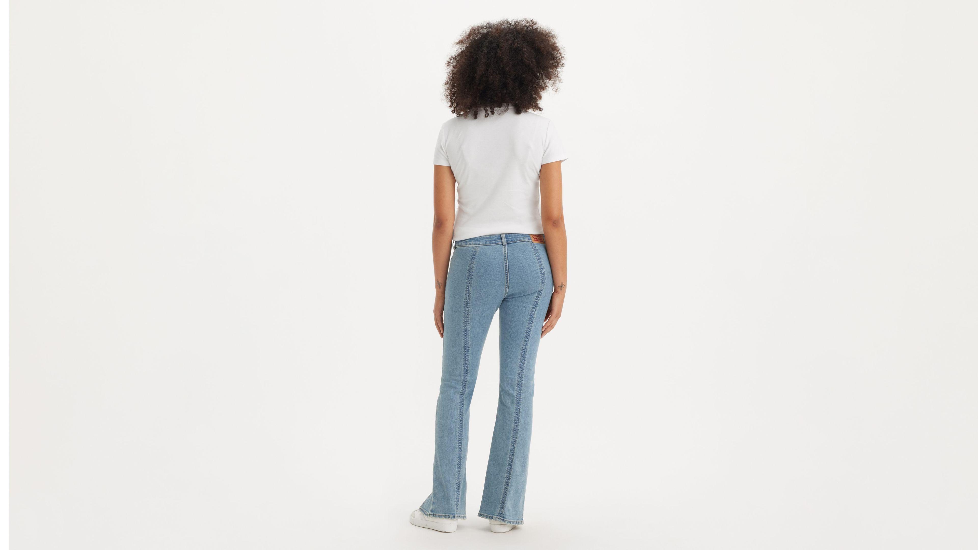 Seamed Superlow Bootcut Women's Jeans Product Image