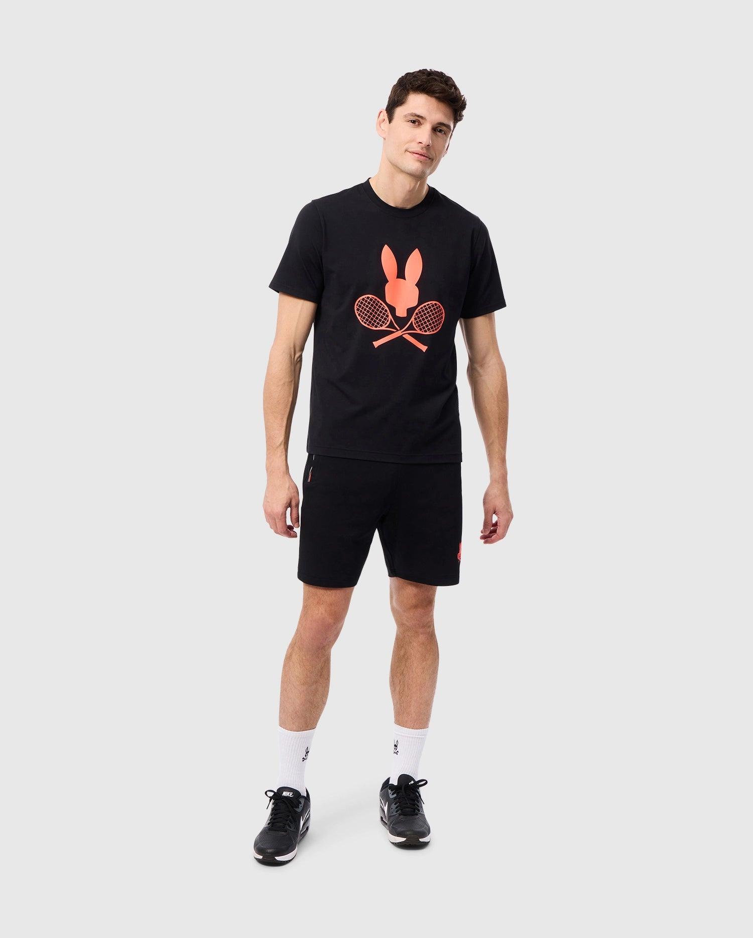 MENS COURTSIDE GRAPHIC TEE - B6U683C200 Product Image