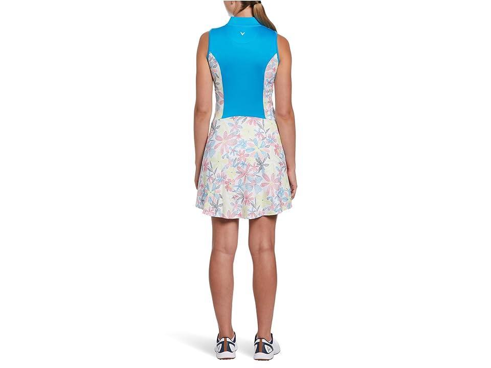 Callaway Chevron Floral Sleeveless Dress (Brilliant ) Women's Clothing Product Image