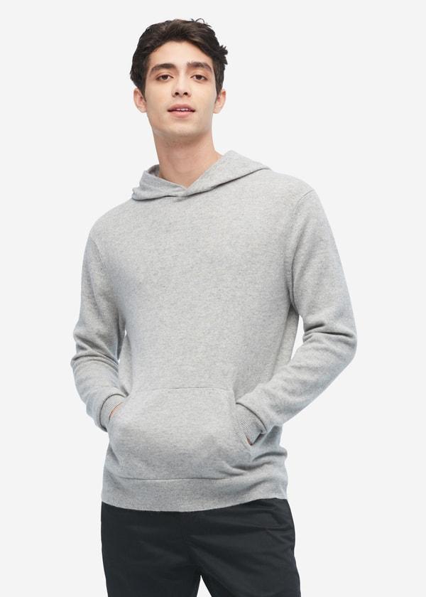 Cashmere Pullover Hoodie For Men Product Image