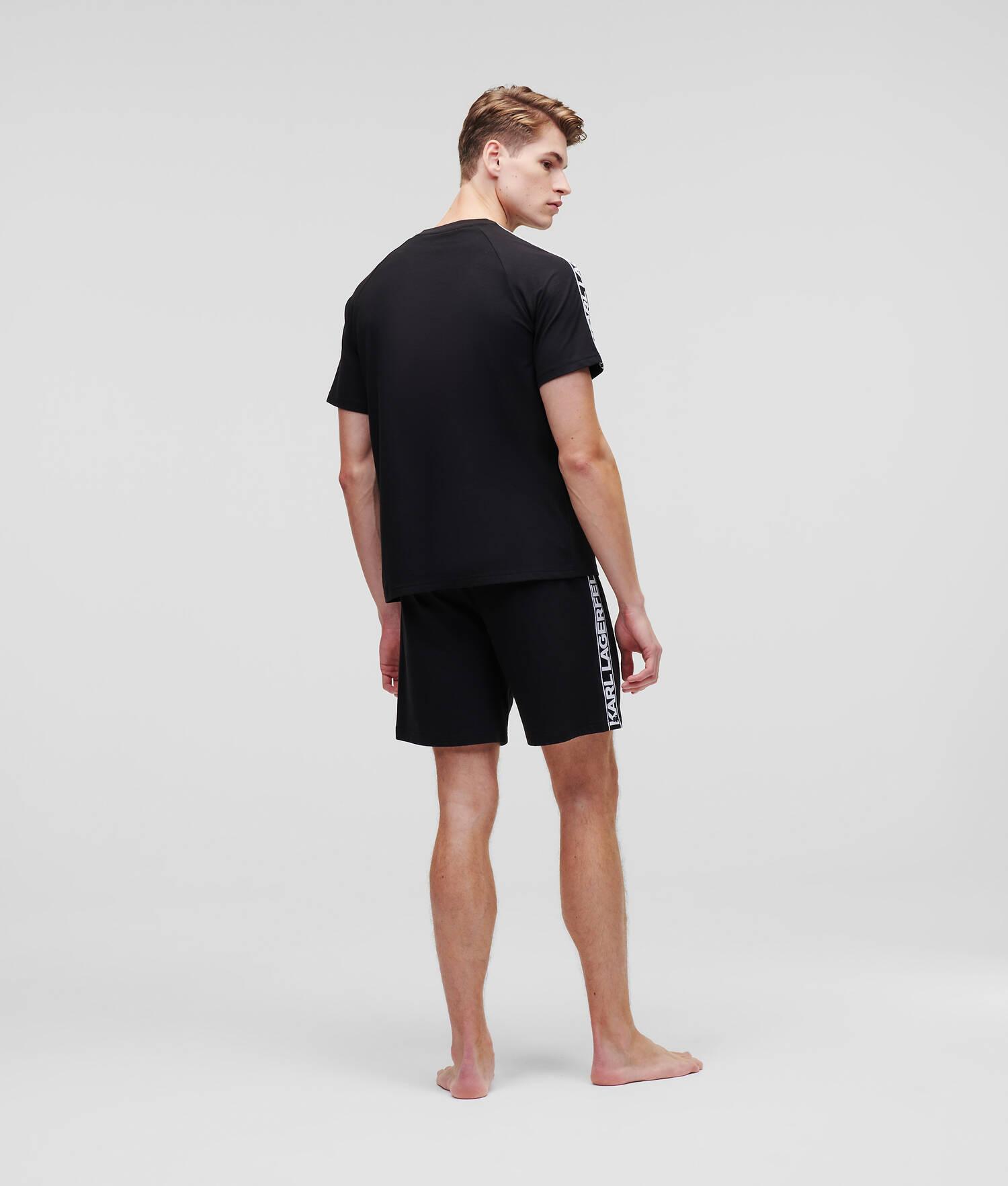 KARL LOGO SHORTS AND T-SHIRT PAJAMA SET Product Image