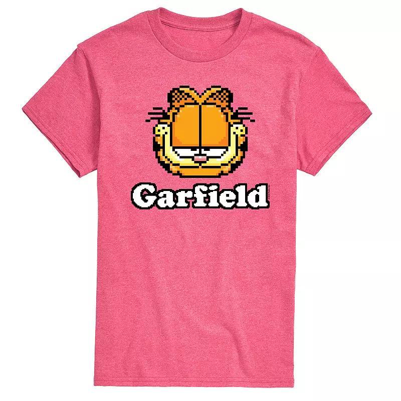 Mens Garfield Video Game Garfield Logo Graphic Tee Product Image