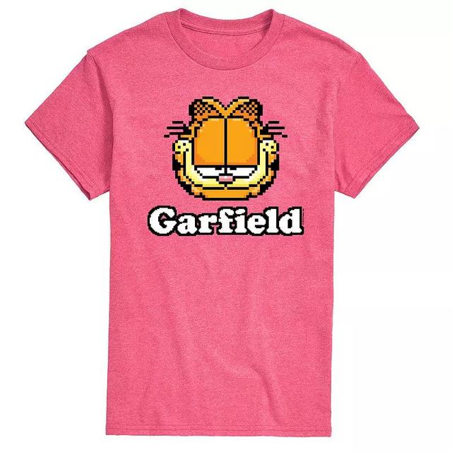 Mens Garfield Video Game Garfield Logo Graphic Tee Ivory Product Image