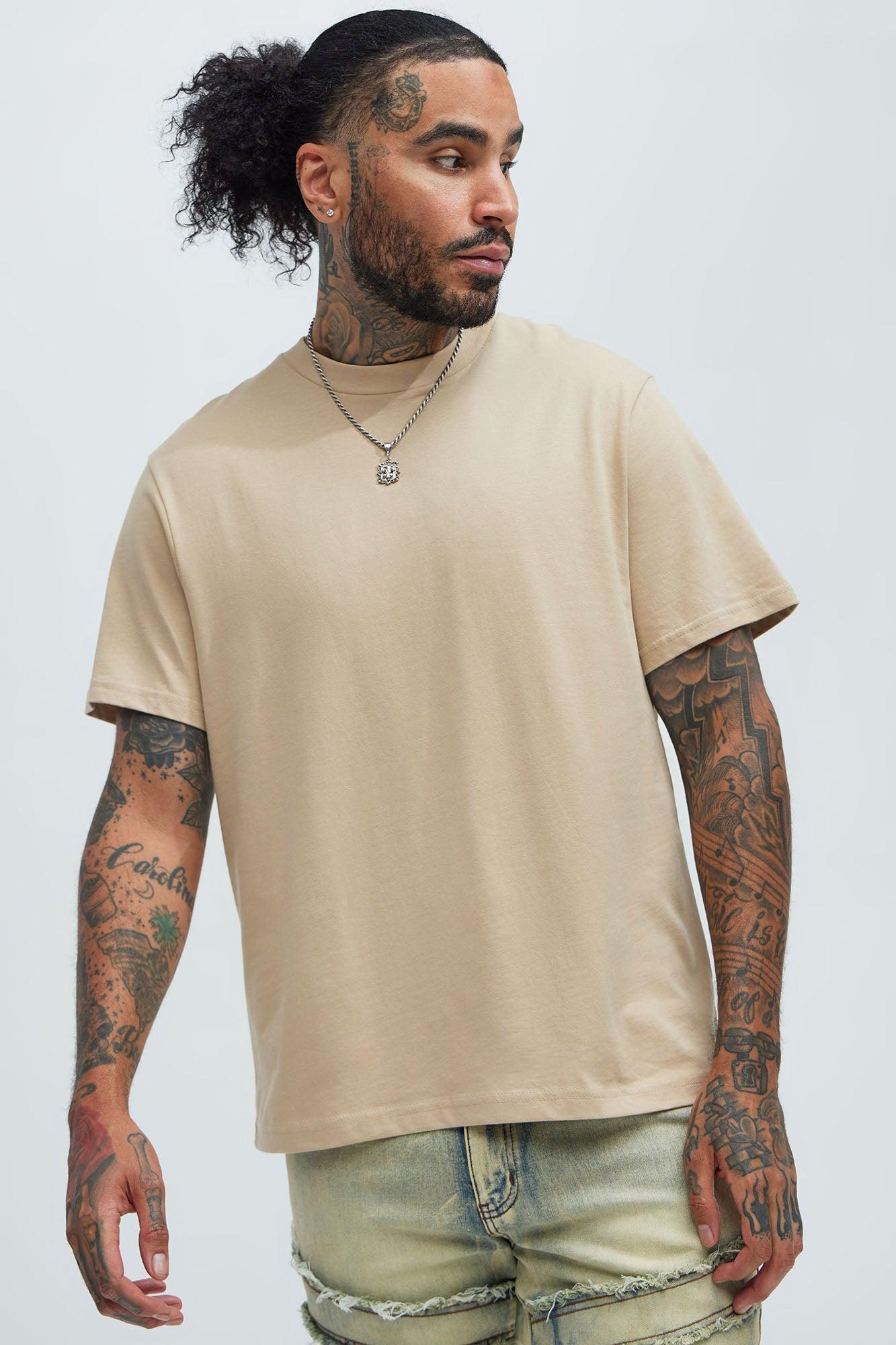 Essential Crew Tee - Tan Product Image