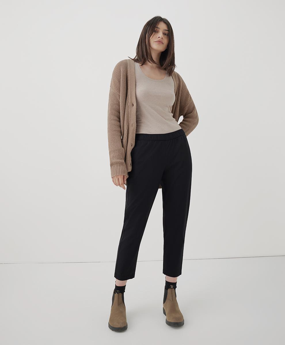 Womens Boulevard Brushed Twill Pull-On Pant 2X Product Image