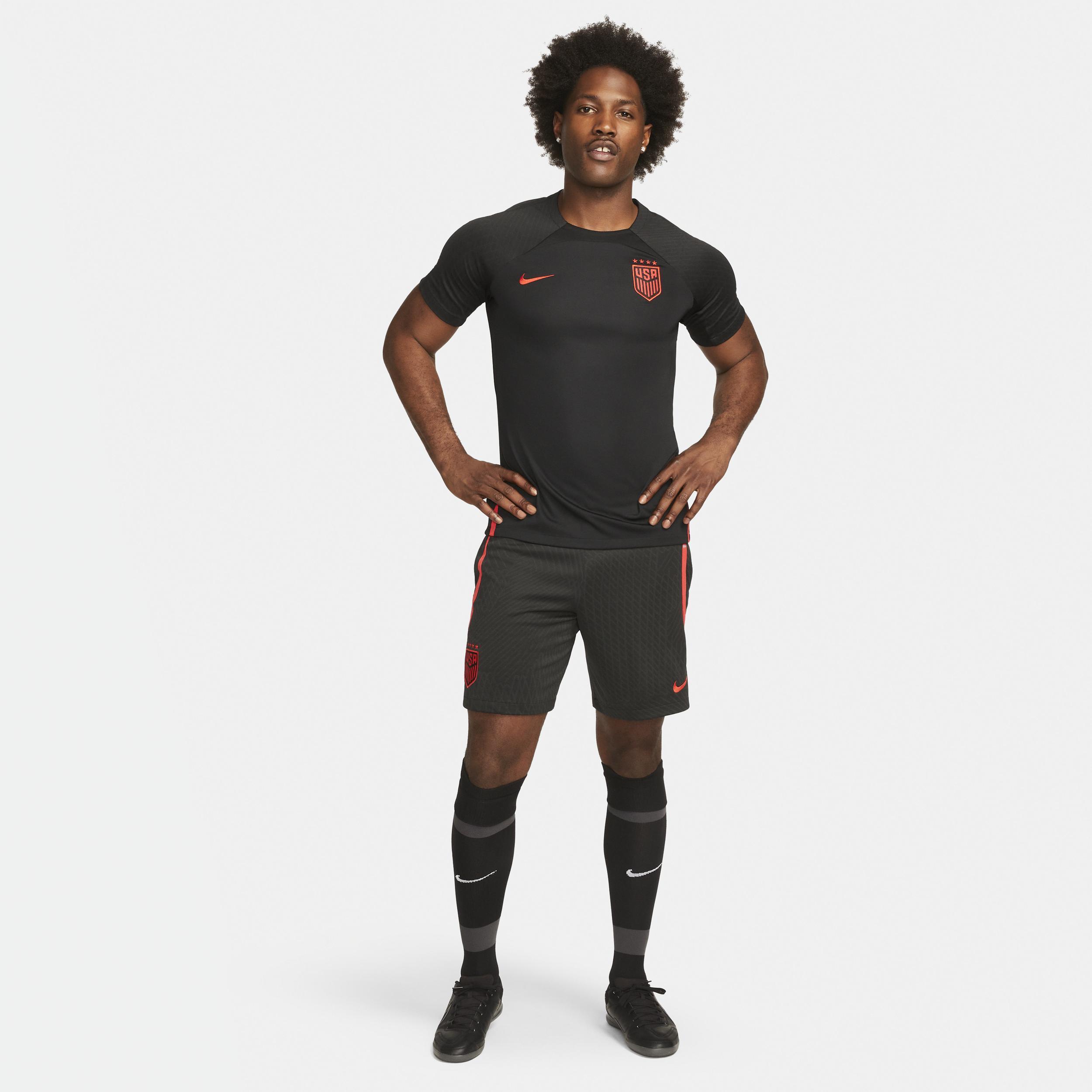 Mens Nike Black Uswnt Strike Raglan Performance Jersey - Black Product Image