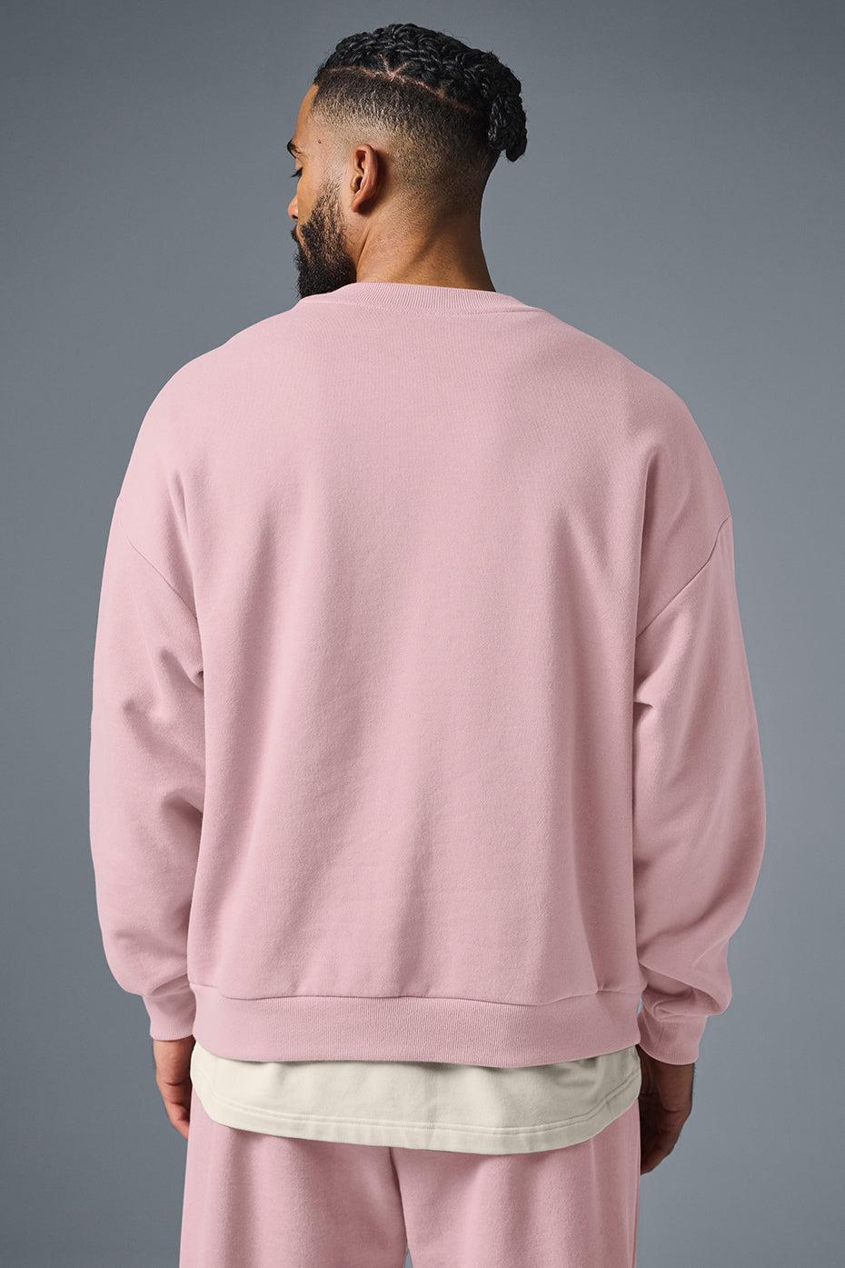 Accolade Crew Neck Pullover - Ballet Pink Male Product Image