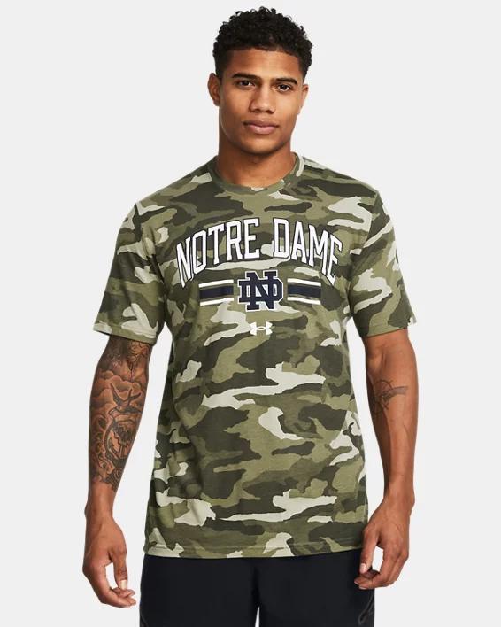 Mens UA Performance Cotton Camo Collegiate Short Sleeve Product Image