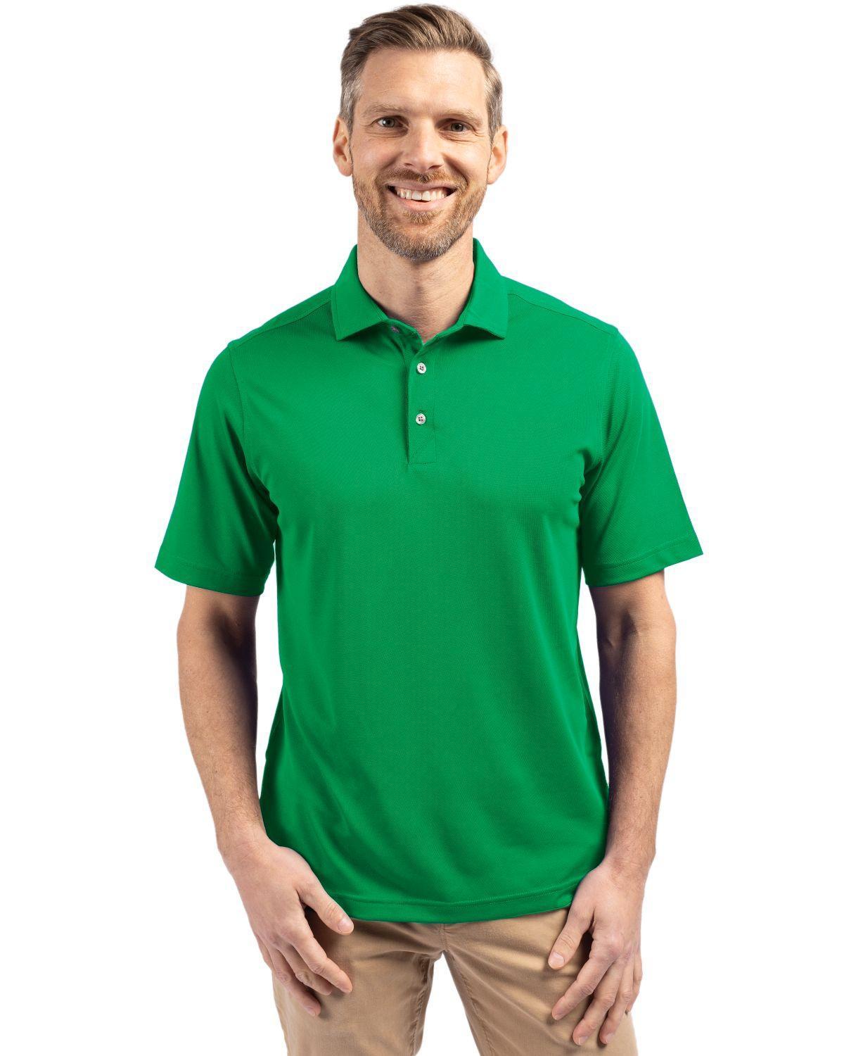 Cutter & Buck Virtue Eco Pique Recycled Mens Polo Shirt Product Image