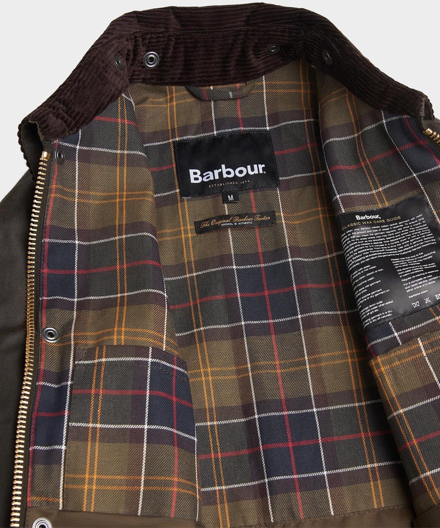 Barbour Spey Wax Jacket in Olive Product Image