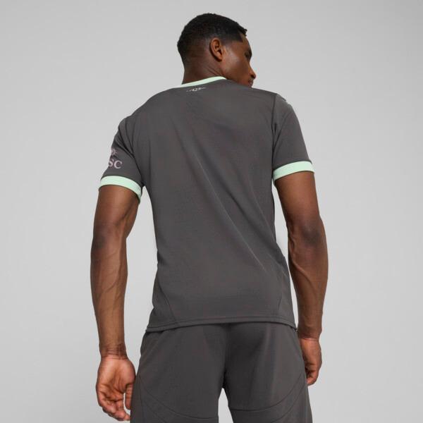 PUMA AC Milan 24/25 Men's Replica Third Soccer Jersey in Shadow Grey/Fresh Mint Product Image