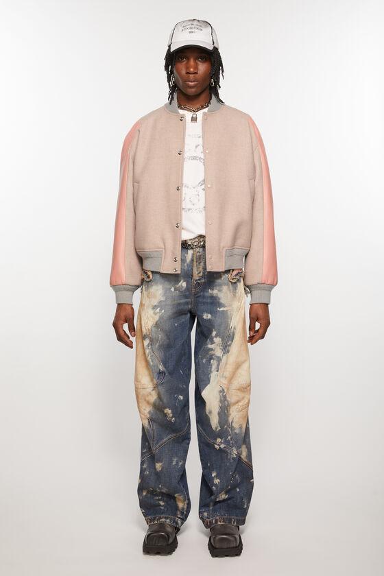 Loose fit denim trousers Product Image