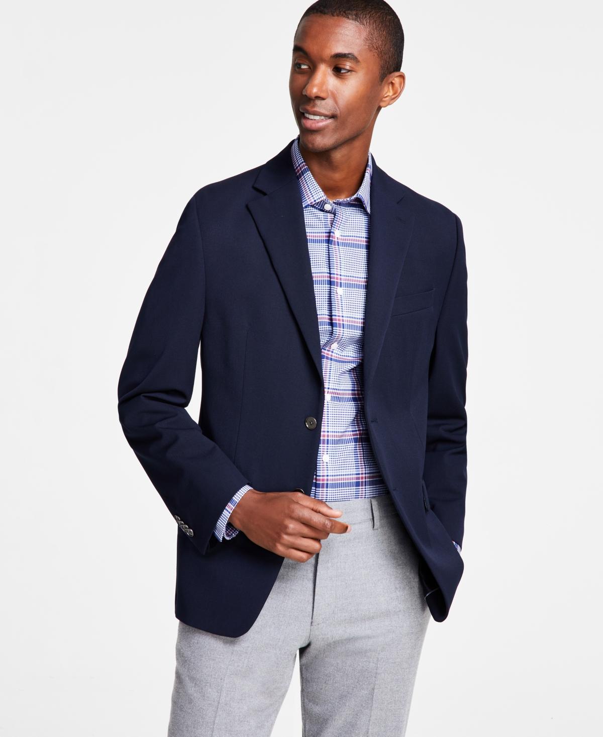 Michael Kors Mens Classic-Fit Stretch Solid Blazers Product Image