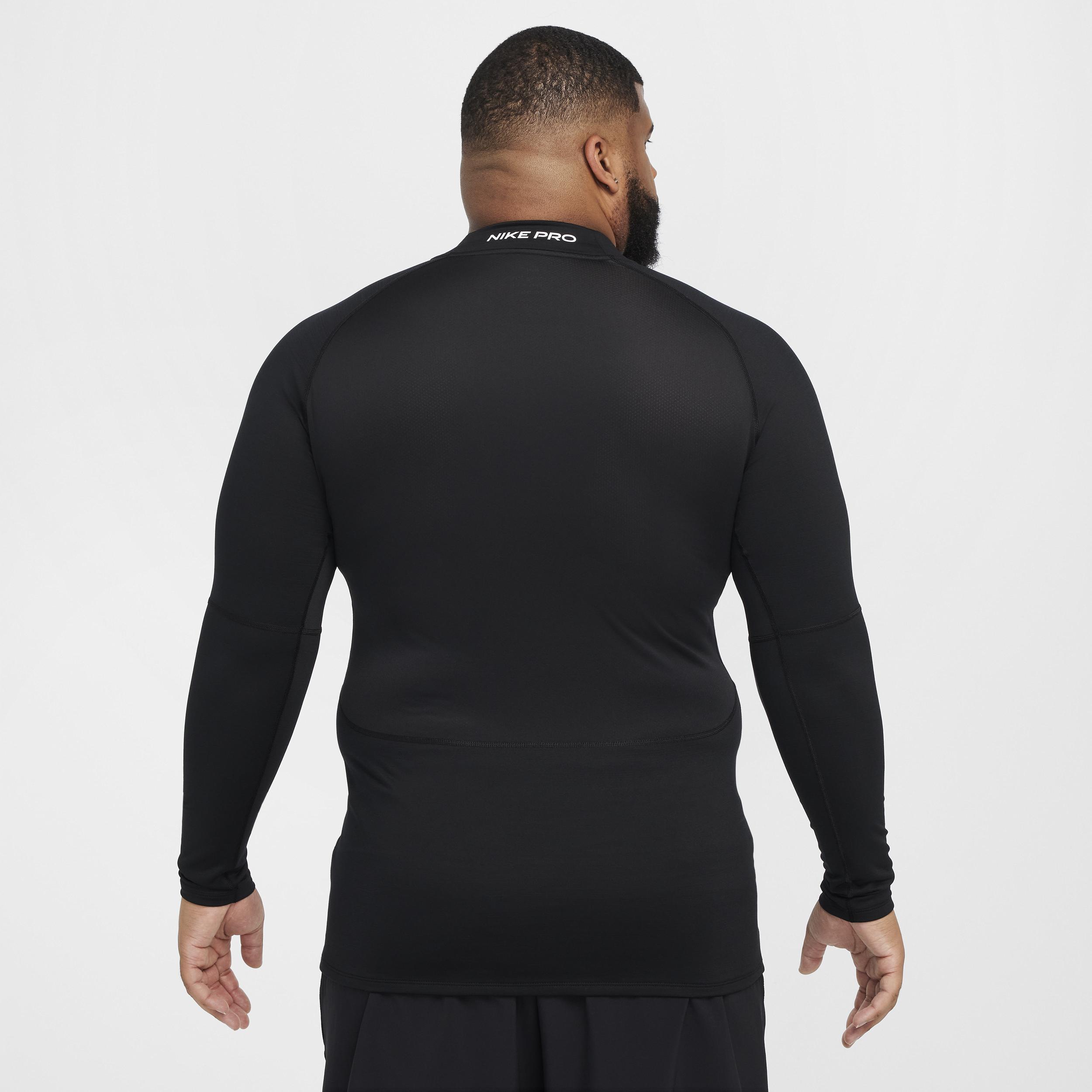 Nike Pro Men's Dri-FIT Warm Long-Sleeve Fitness Mock Product Image