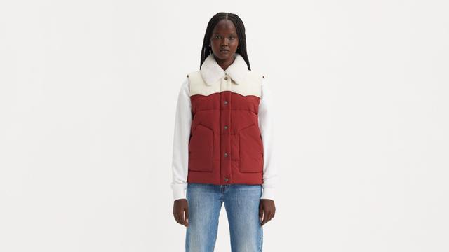 Sherpa Quilted Vest Product Image