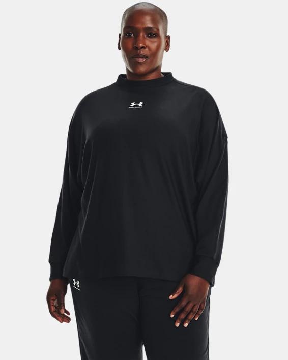 Women's UA Rival Terry Oversized Crew Product Image