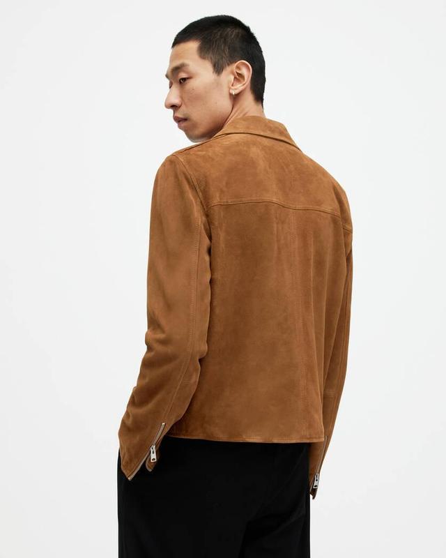 Tanner Suede Zip Through Jacket Product Image