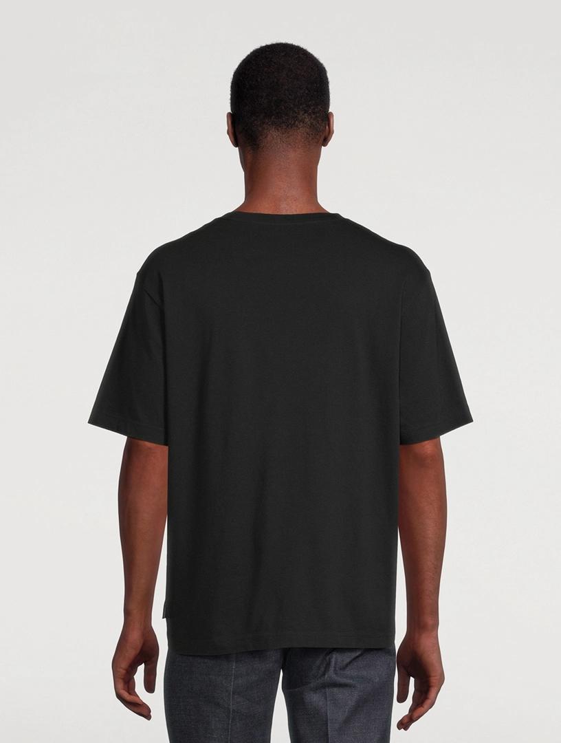 Moose Knuckles Henri Tee in Black Male Product Image