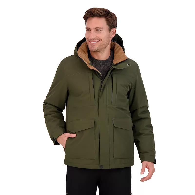 Mens ZeroXposur Flannel Lined Midweight Hooded Jacket Product Image