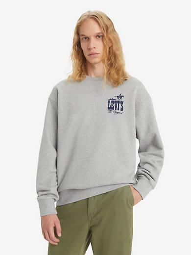 Relaxed Fit Graphic Crewneck Sweatshirt Product Image