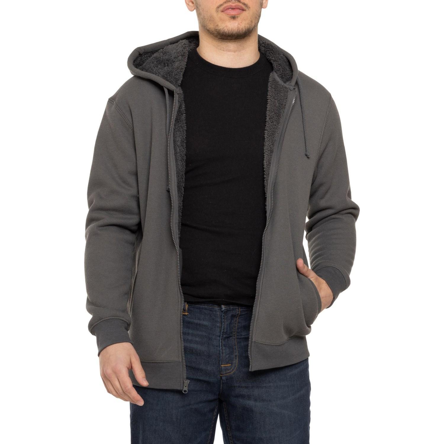 Smith's Workwear Thermal Full-Zip Hooded Jacket - Sherpa Lined Product Image