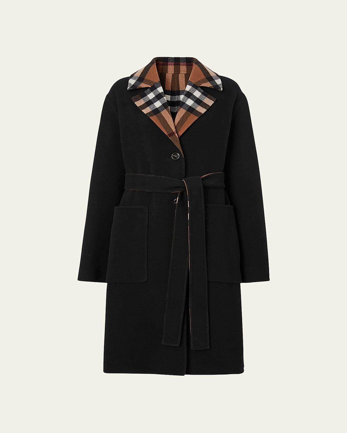 Womens Dorea Belted Reversible Coat Product Image