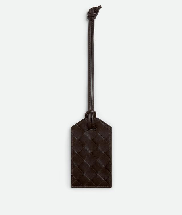 Men's Intrecciato Tag Holder On Strap in Fondant Product Image