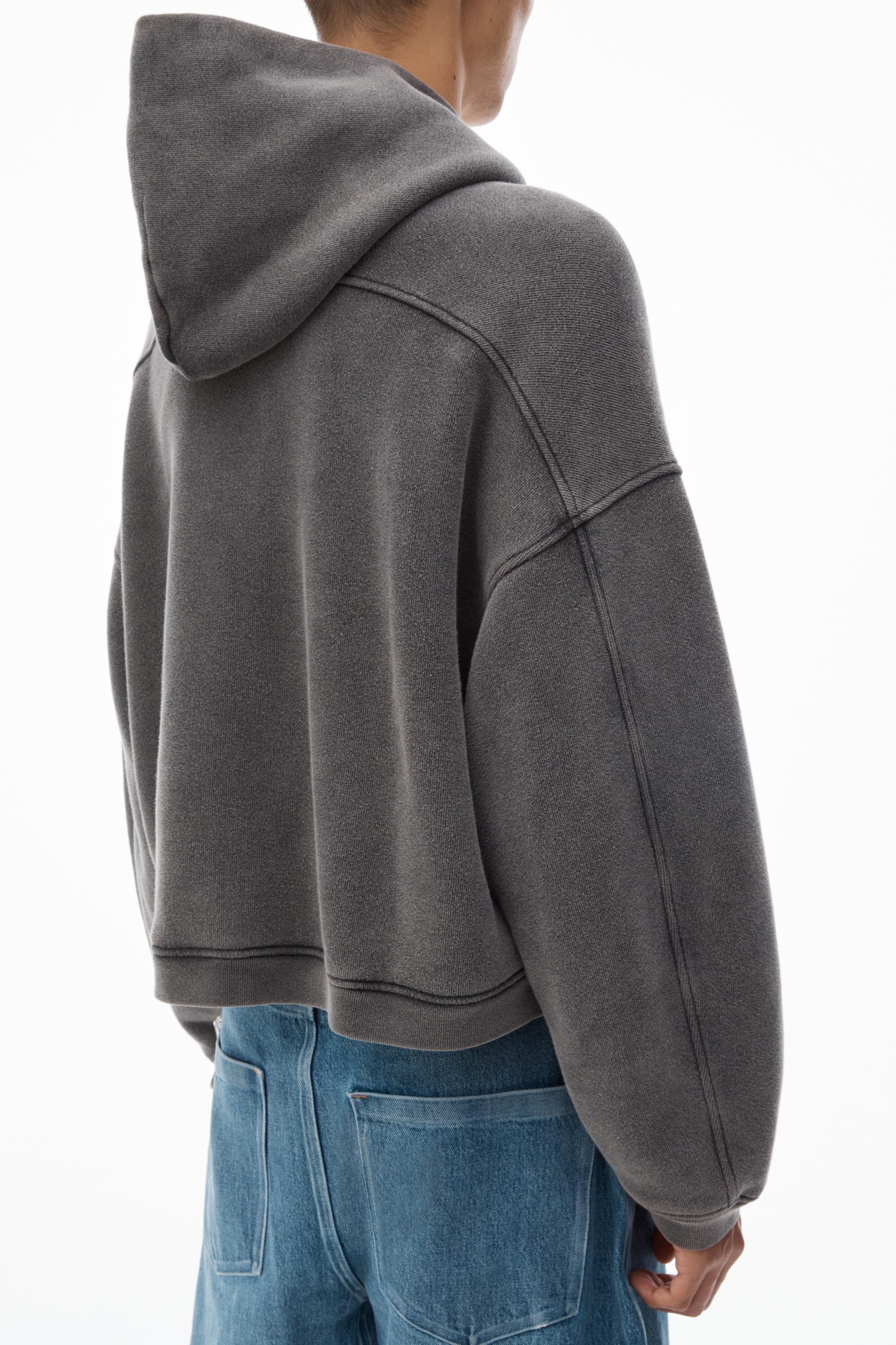 Men's Oversize Zip-up Hoodie In Cotton Terry Product Image