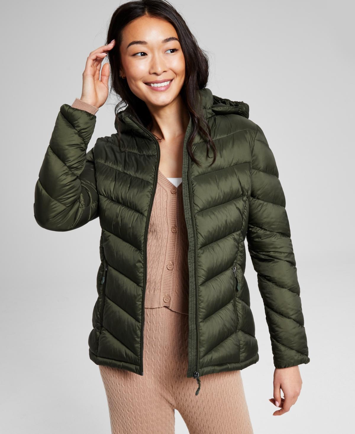 Charter Club Womens Packable Hooded Puffer Coat, Created for Macys Product Image