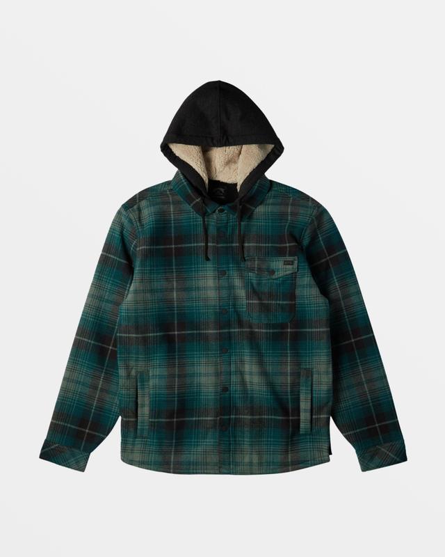 A/Div Furnace Bonded Long Sleeve Flannel Shirt - Forest Green Male Product Image