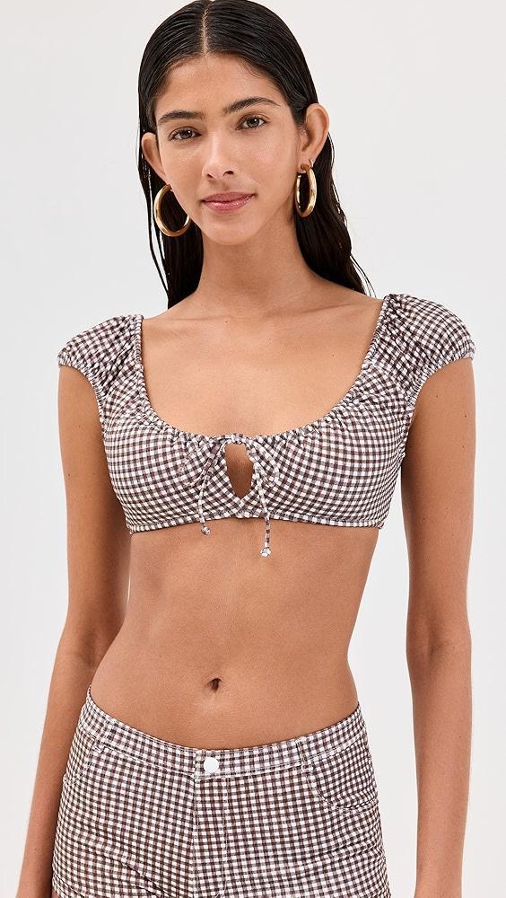 STAUD Jupiter Bikini Top | Shopbop Product Image