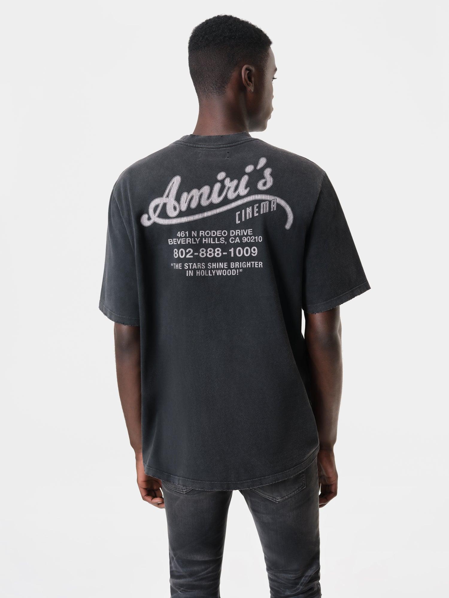 AMIRI CINEMAS VINTAGE TEE - Black Male Product Image