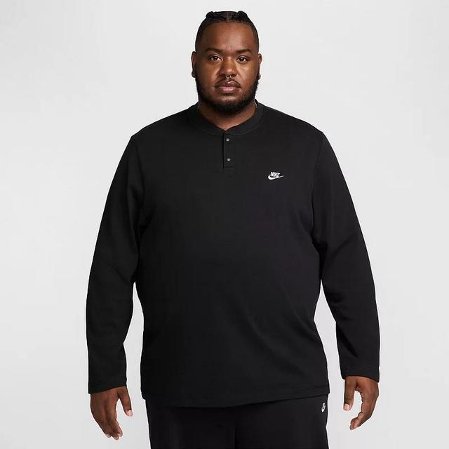 Nike Club Men's Long-Sleeve Henley Product Image