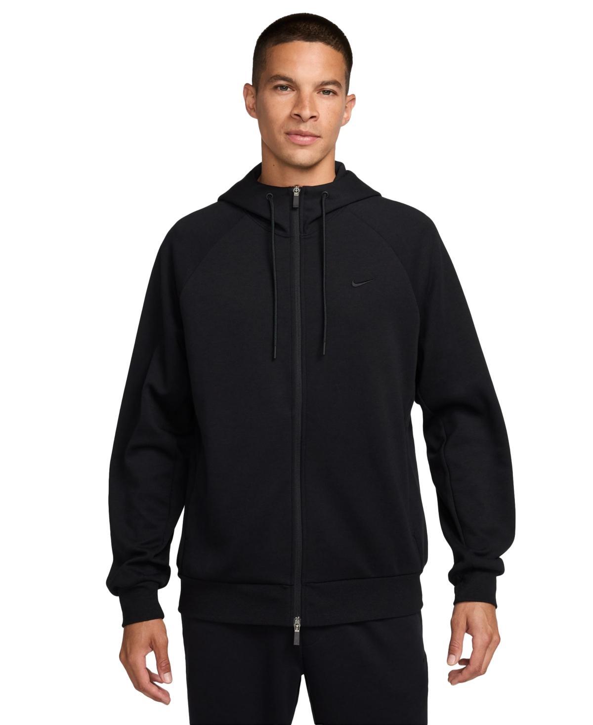 Nike Mens Nike Dri-FIT UV Primary Full-Zip Hoodie - Mens Black/Black Product Image