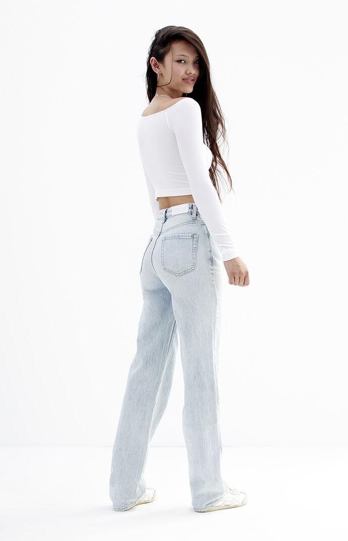 PacSun 90s Seawater II Boyfriend Jeans Product Image