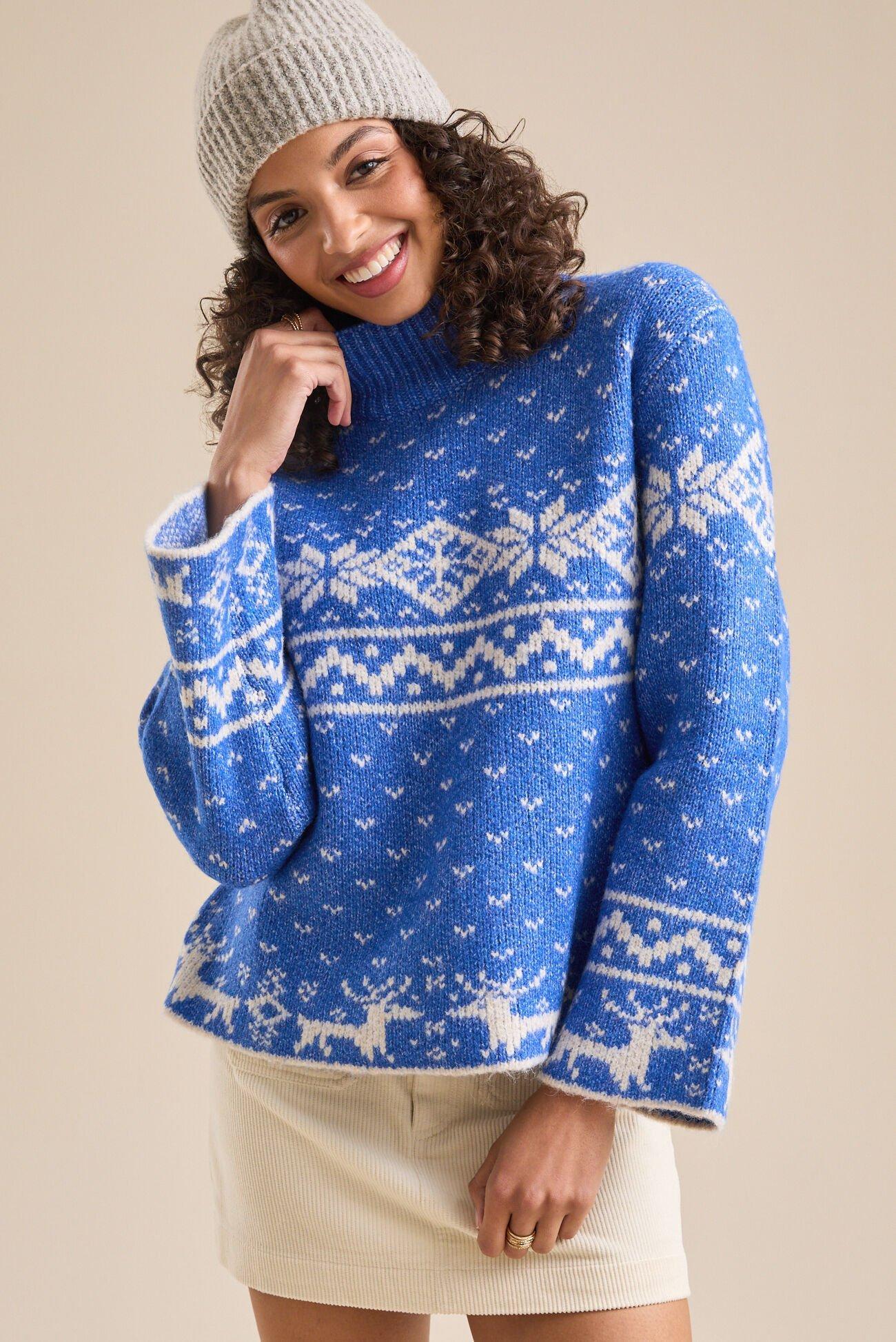 Ava Fairisle Sweater Product Image