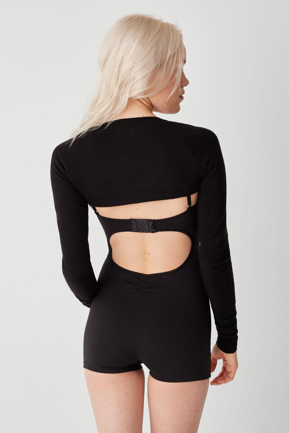 Clara Cutout Bodysuit - Black Product Image