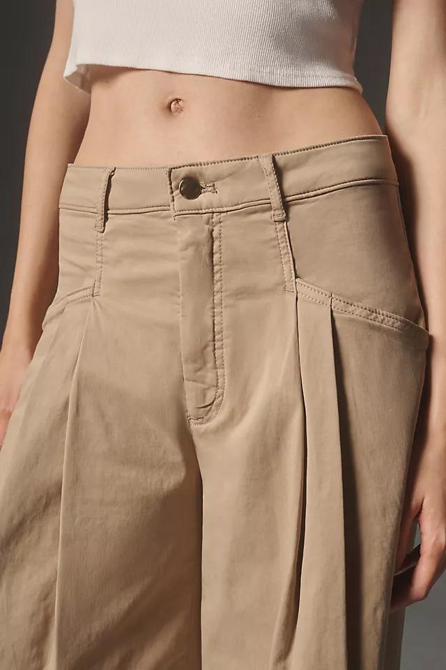 Maeve Oversized Wide-Leg Chino Pants Product Image