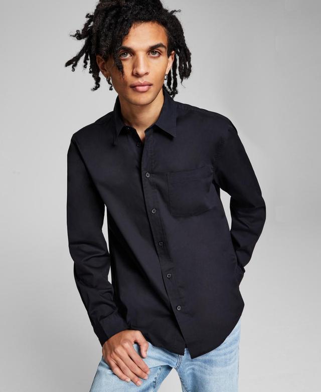 And Now This Mens Poplin Long-Sleeve Button-Up Shirt Product Image