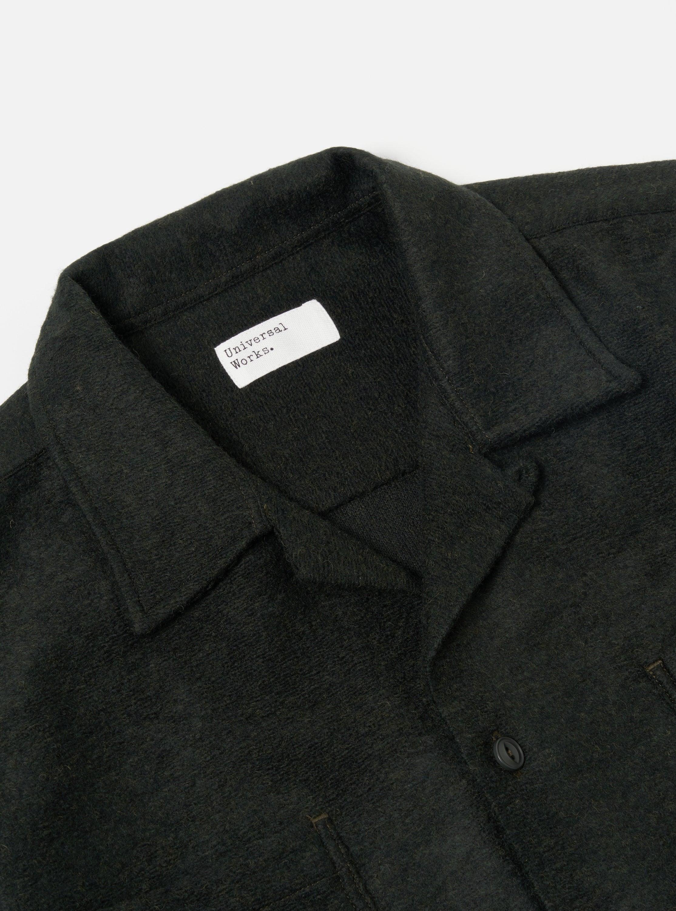 Universal Works Work Shirt in Forest Dam Marl Product Image