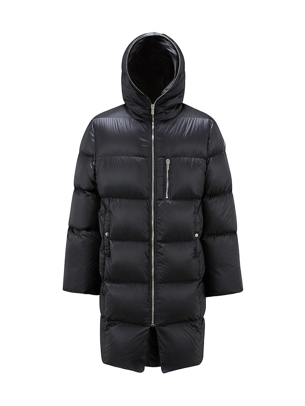 Mens Rick Owens x Moncler Gimp Hooded Down Coat Product Image