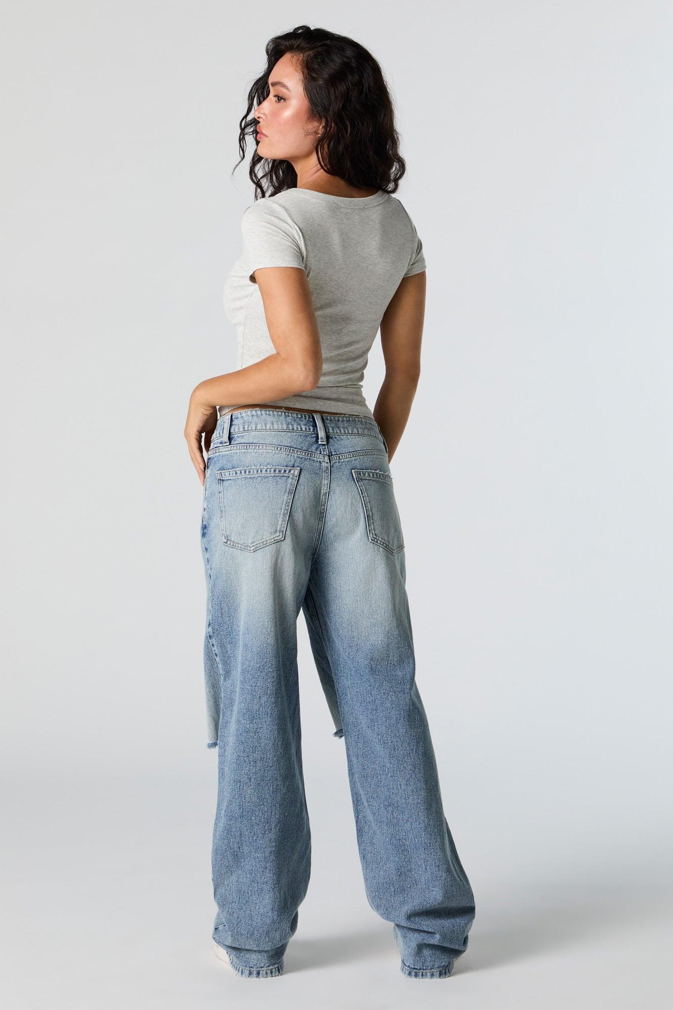 Low Rise Distressed Skater Jean Female Product Image