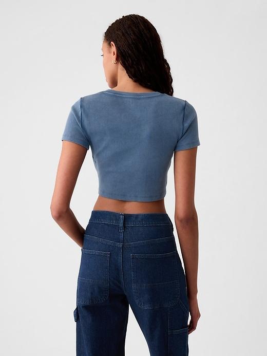 Modern Rib Cropped T-Shirt Product Image