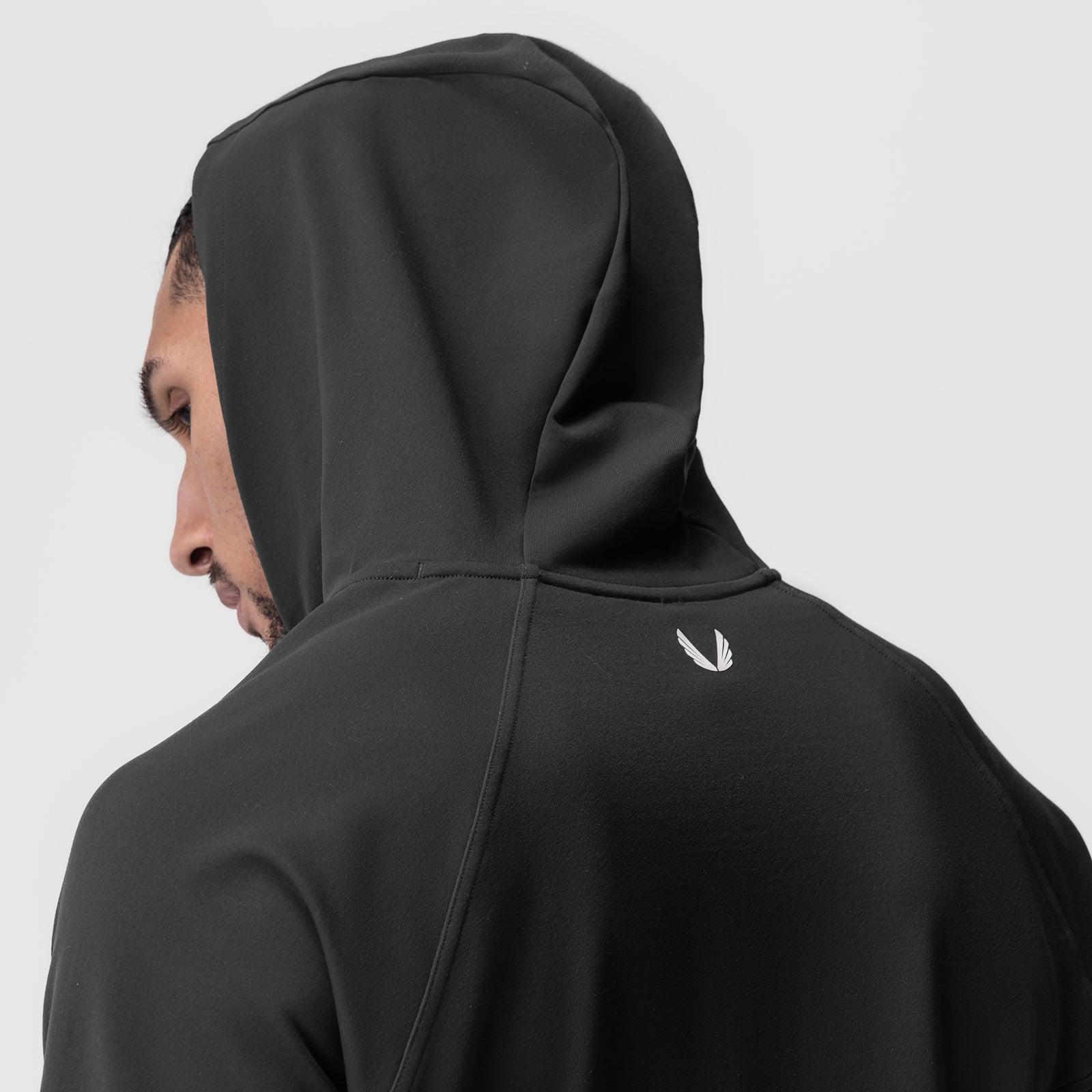 0943. Performance Fleece Zip Hoodie - Black Product Image