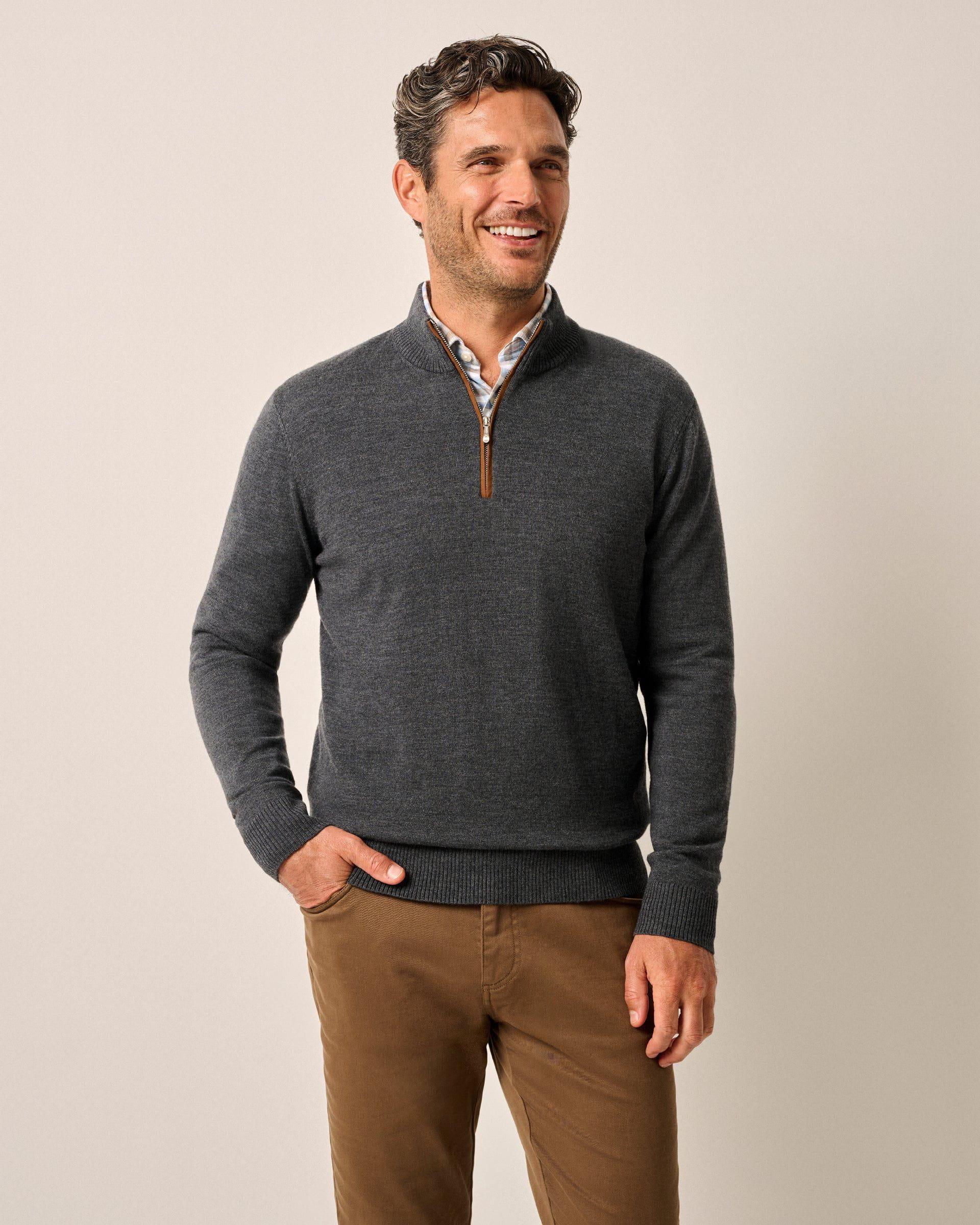 Raynor Merino 1/4 Zip Sweater Male Product Image