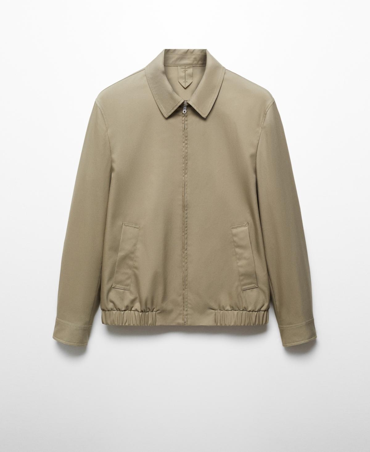 MANGO MAN - Bomber jacket with zip khakiMen Product Image