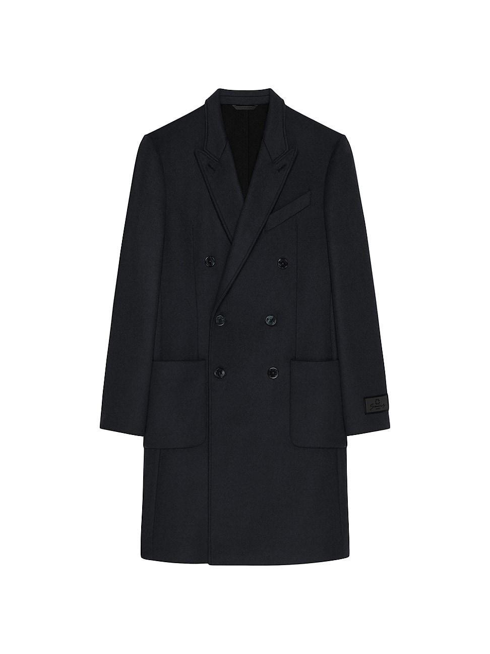 Mens Coat in Double Face Wool and Cashmere Product Image