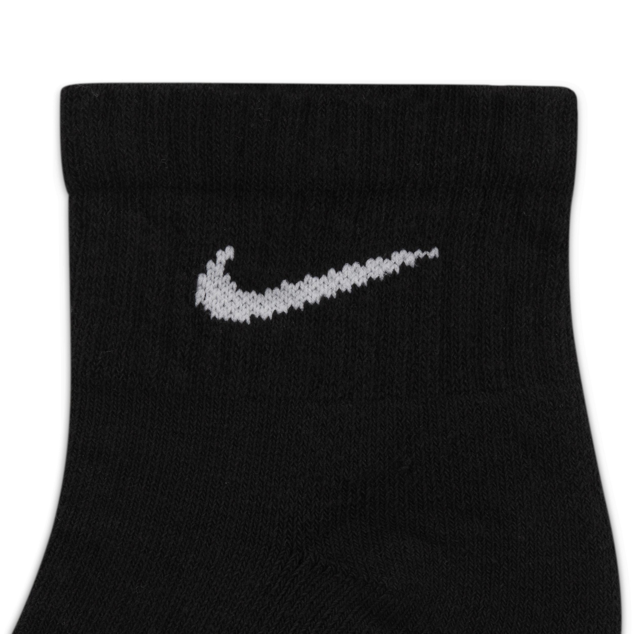 Nike Mens Nike Everyday Cush Ankle 6PR - Mens White/Black Product Image