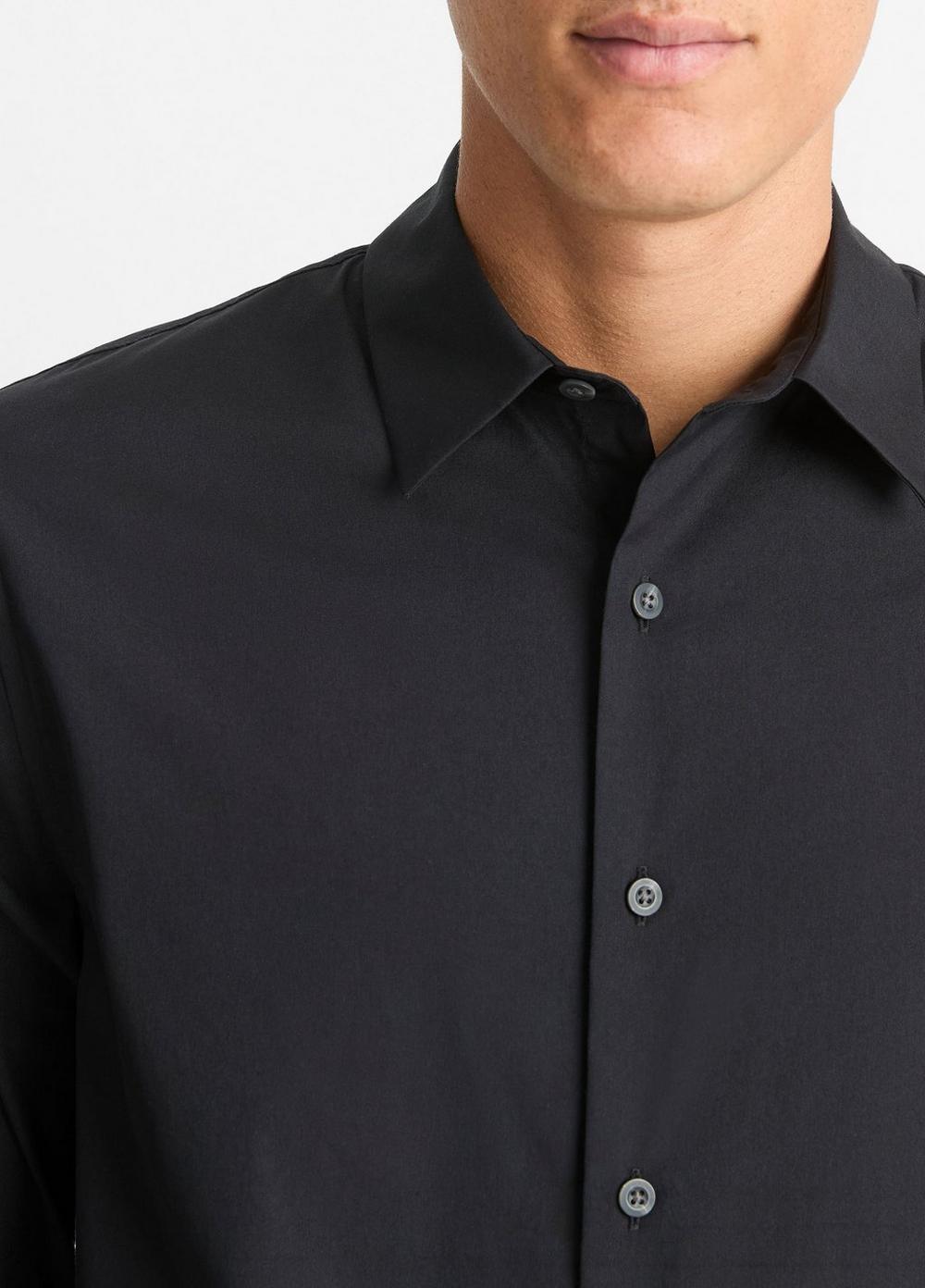 Stretch-Cotton Poplin Shirt Product Image