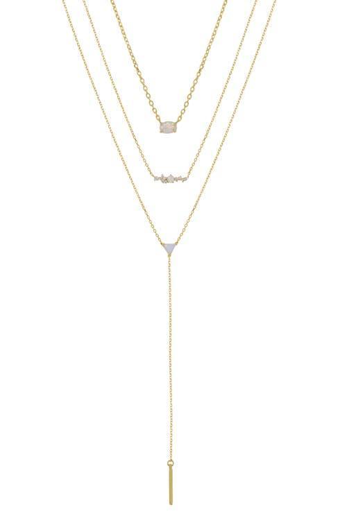 Ettika Set of 3 Opal Necklaces Product Image